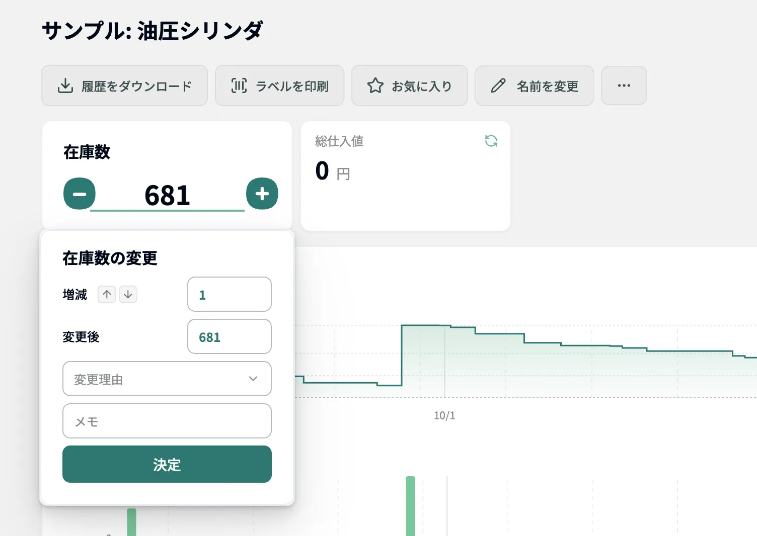 アイテム詳細画面